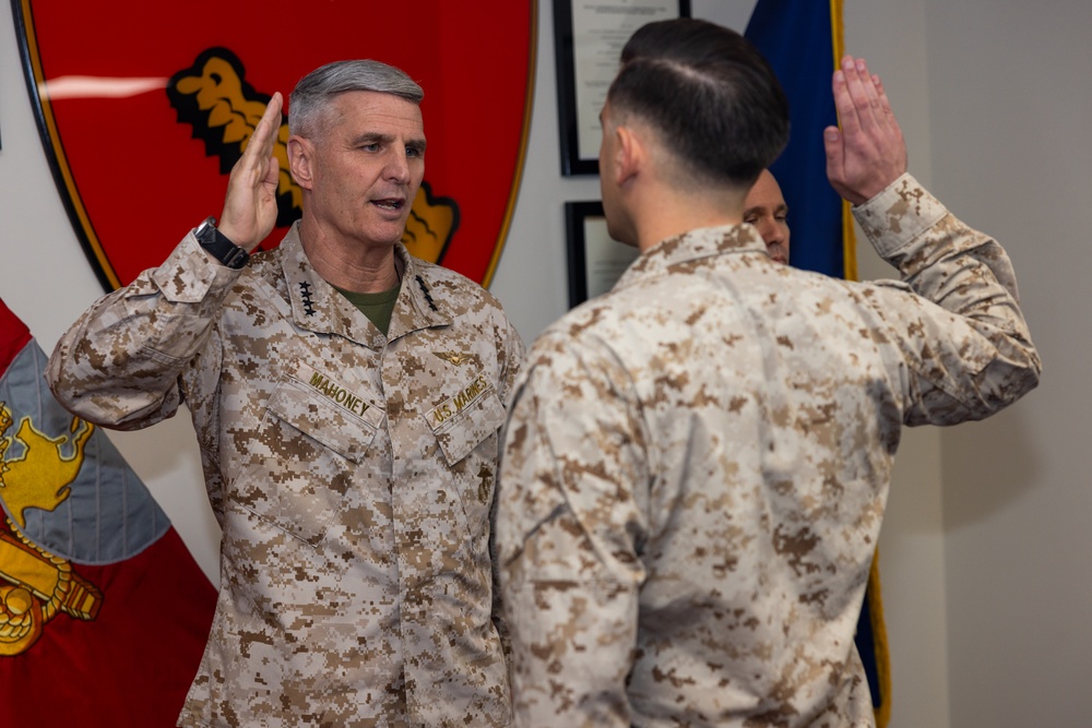 Assistant Commandant of the Marine Corps visited EUCOM and CENTCOM