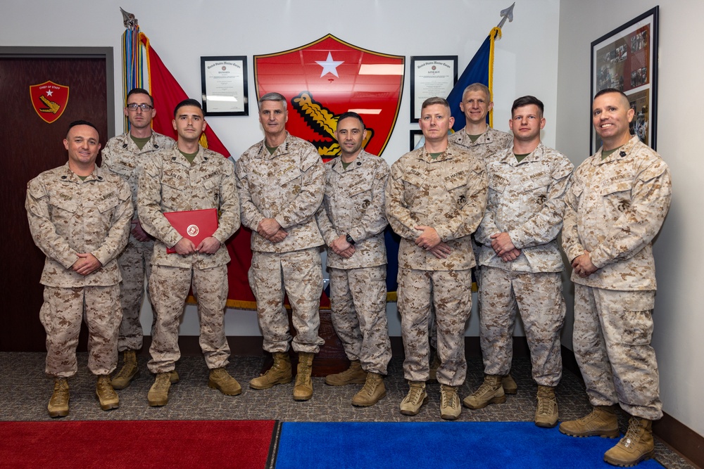 Assistant Commandant of the Marine Corps visited EUCOM and CENTCOM
