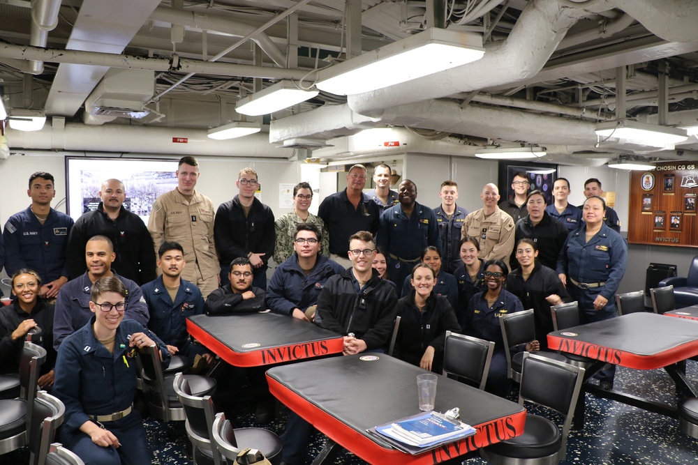 USS Chosin Hosts the Chosin Few