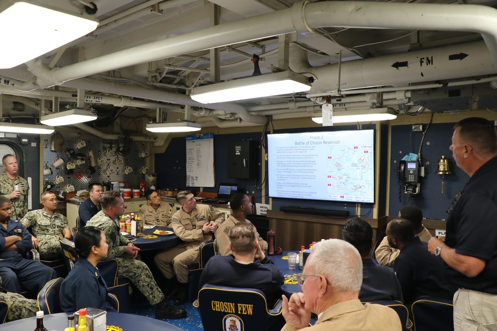 USS Chosin Hosts the Chosin Few