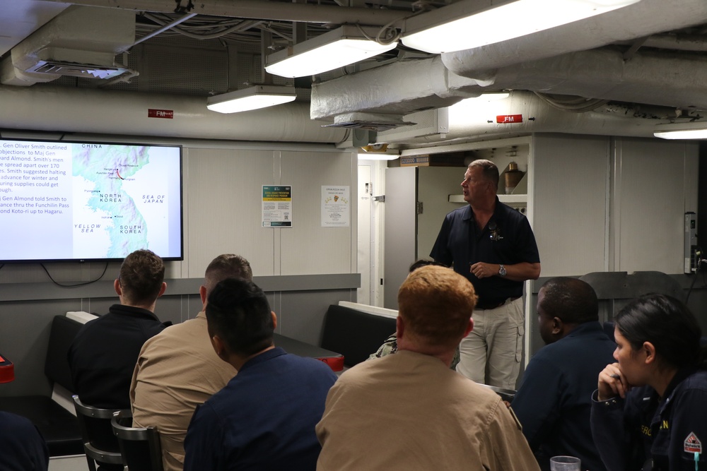 USS Chosin Hosts the Chosin Few