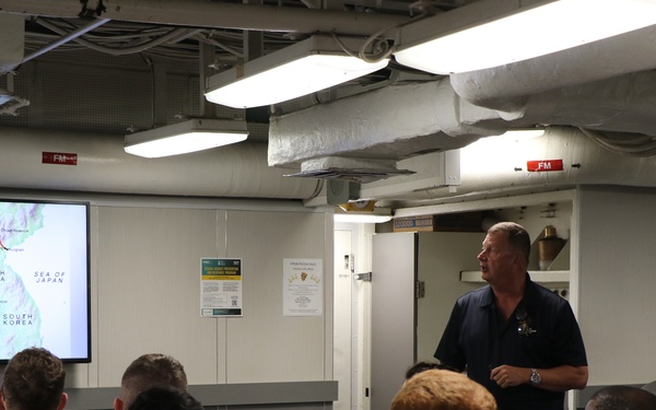 USS Chosin Hosts the Chosin Few