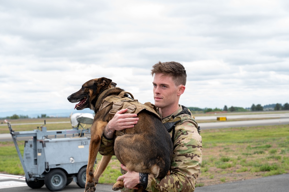 Fairchild participates in a total force readiness exercise