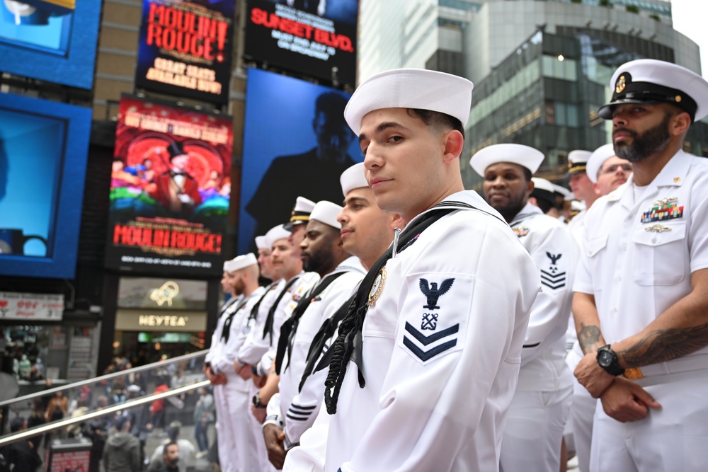 NTAG EMPIRE STATE BRINGS FLEET WEEK SPIRIT TO TIMES SQUARE MAY 23