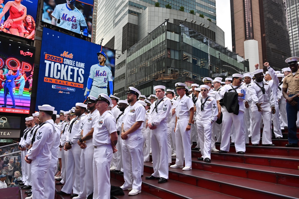 NTAG EMPIRE STATE BRINGS FLEET WEEK SPIRIT TO TIMES SQUARE MAY 23