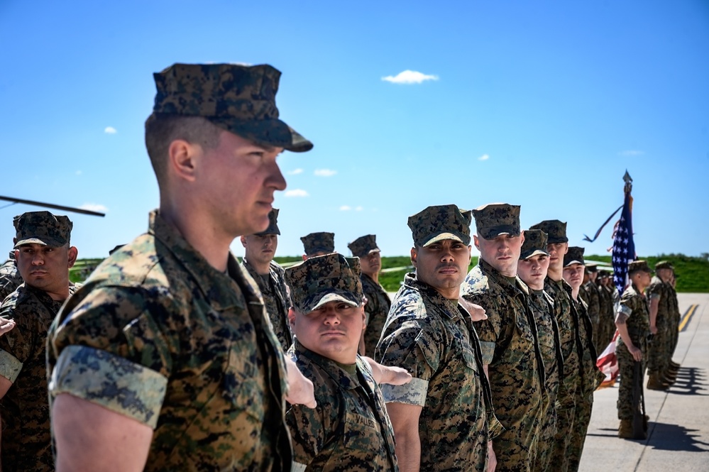 Marine Heavy Helicopter Squadron 772 Change of Command