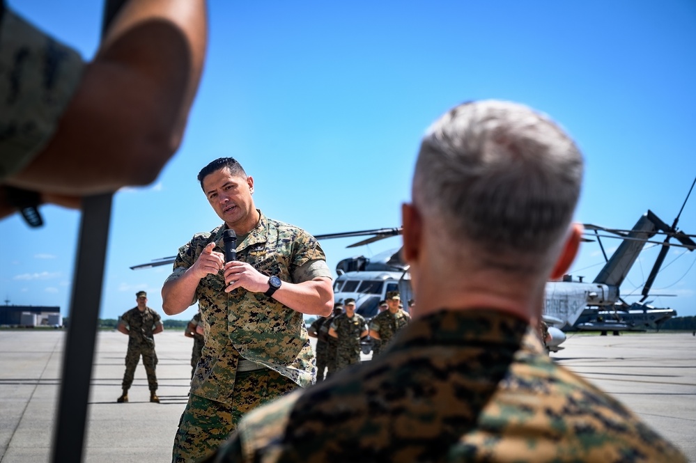 Marine Heavy Helicopter Squadron 772 Change of Command