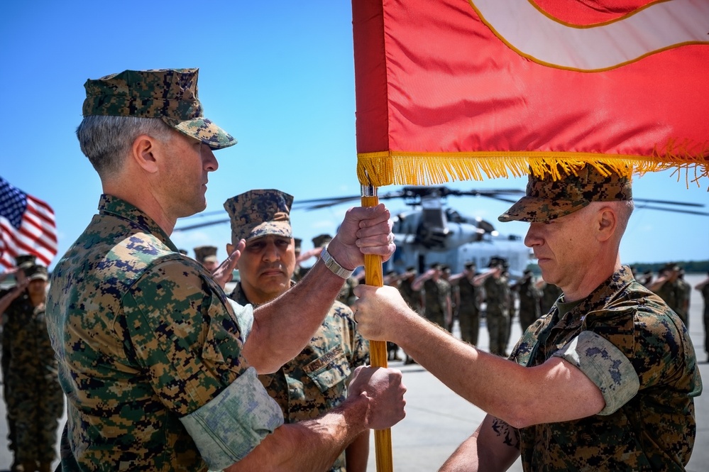 Marine Heavy Helicopter Squadron 772 Change of Command