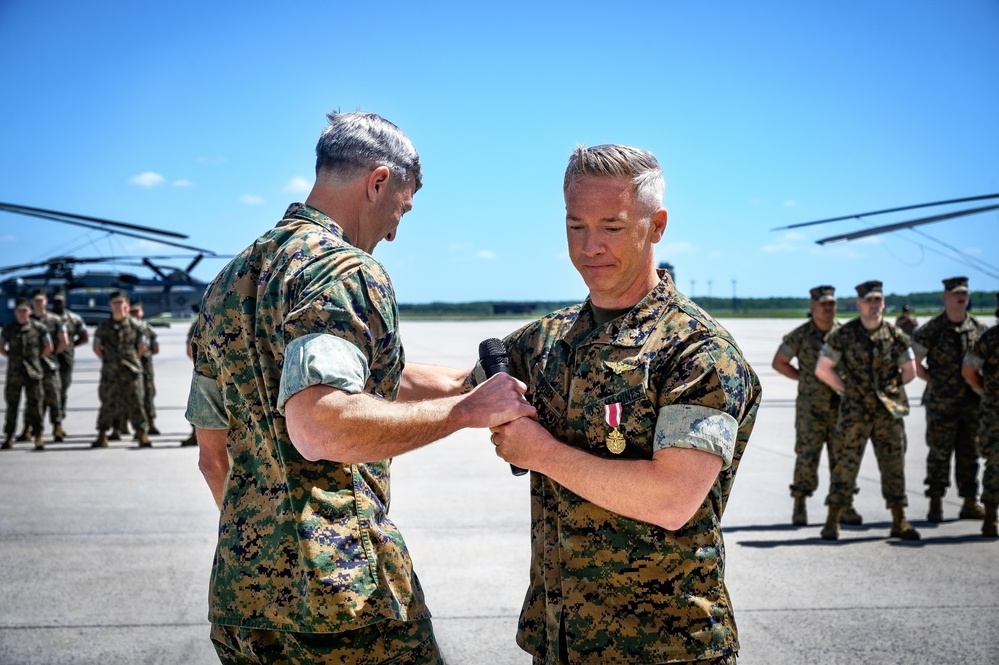 Marine Heavy Helicopter Squadron 772 Change of Command
