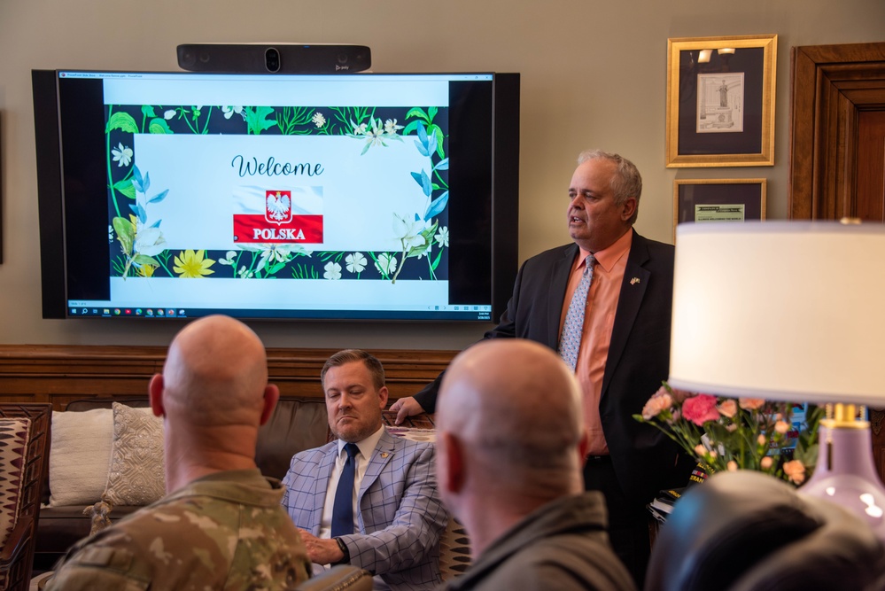 Polish Delegation visits Springfield, Illinois