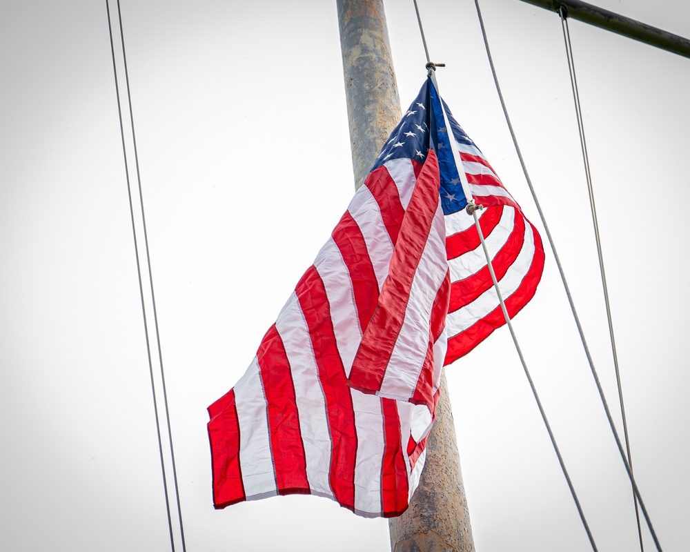 PNSY Retire Flag Sarah Fedder