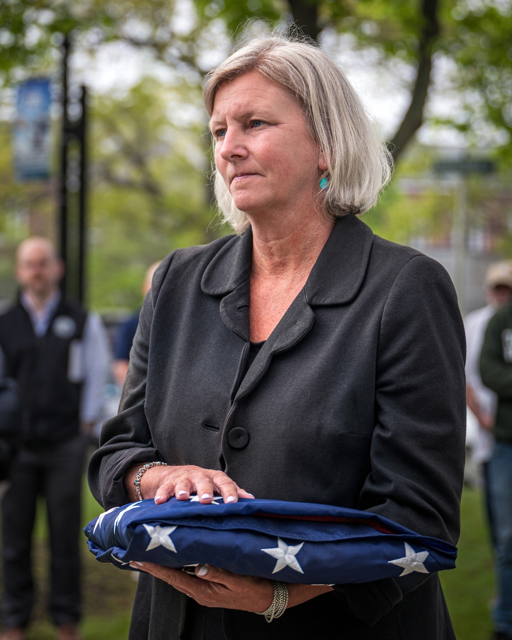 PNSY Retire Flag Sarah Fedder