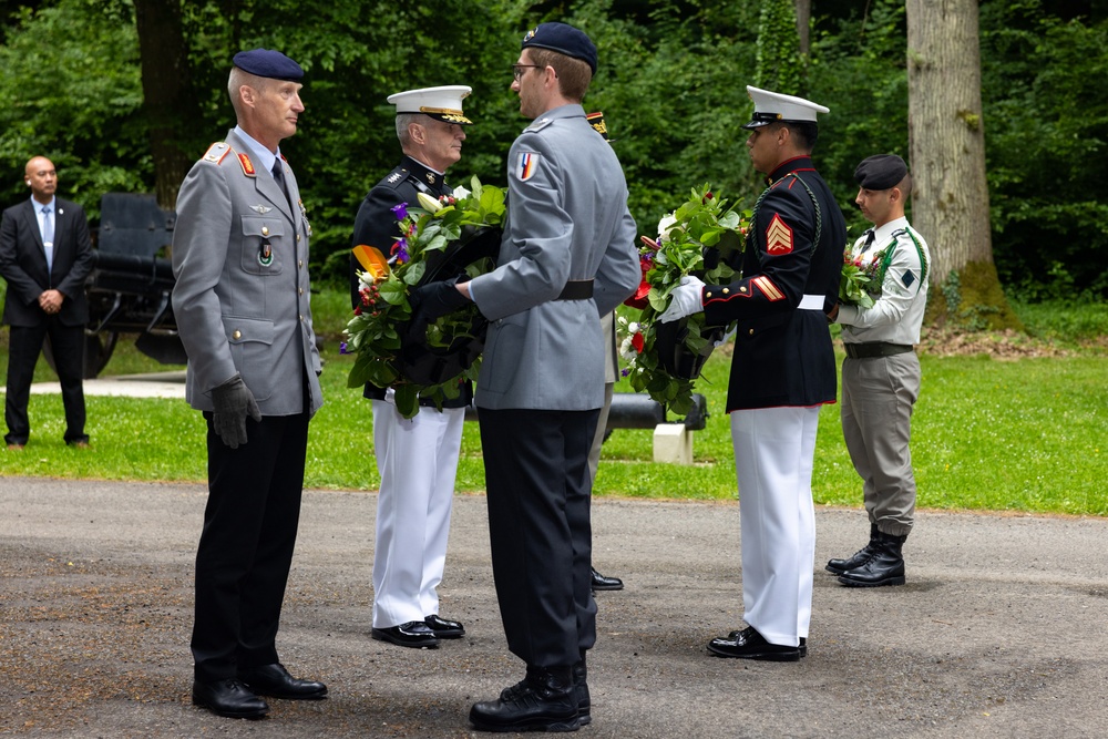 Assistant Commandant of the Marine Corps participates in the annual Belleau Wood Memorial Ceremony