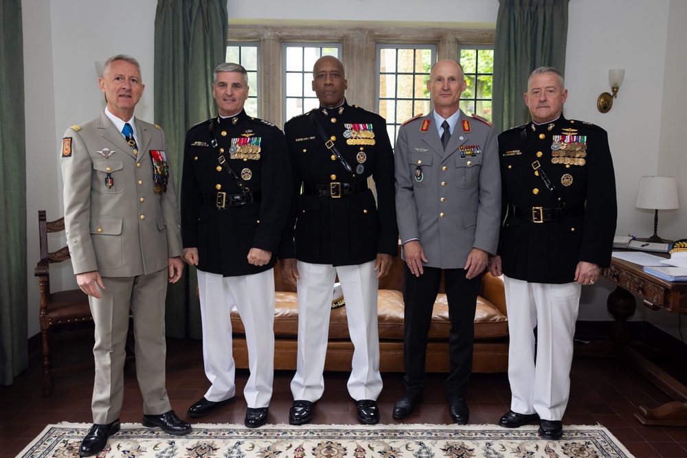 Assistant Commandant of the Marine Corps participates in the annual Belleau Wood Memorial Ceremony