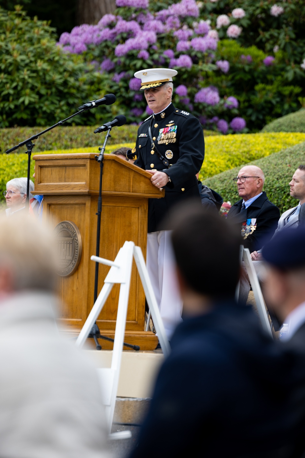 Assistant Commandant of the Marine Corps participates in the annual Belleau Wood Memorial Ceremony