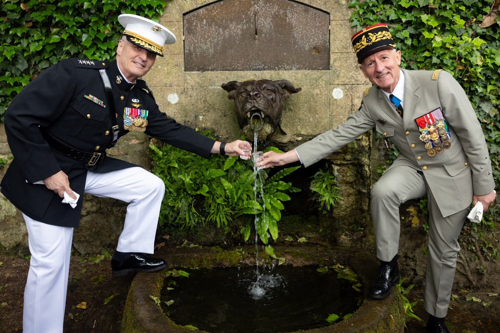 Assistant Commandant of the Marine Corps participates in the annual Belleau Wood Memorial Ceremony