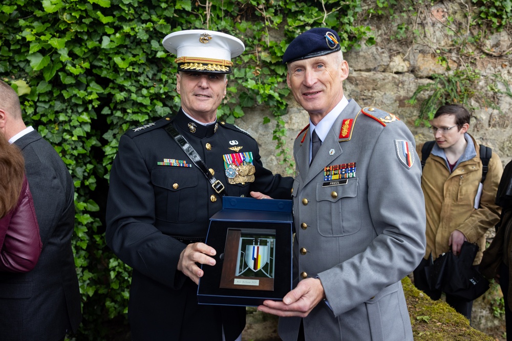 Assistant Commandant of the Marine Corps participates in the annual Belleau Wood Memorial Ceremony
