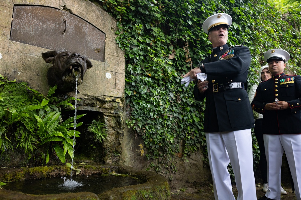 Assistant Commandant of the Marine Corps participates in the annual Belleau Wood Memorial Ceremony