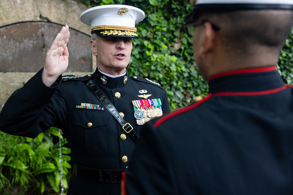 Assistant Commandant of the Marine Corps participates in the annual Belleau Wood Memorial Ceremony