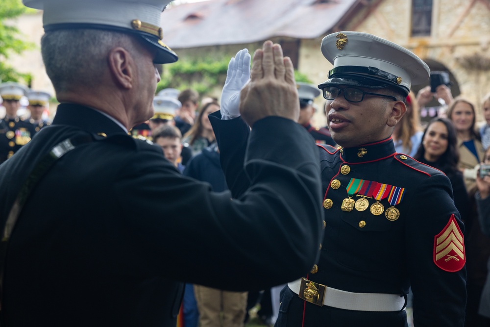 Assistant Commandant of the Marine Corps participates in the annual Belleau Wood Memorial Ceremony