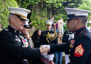 Assistant Commandant of the Marine Corps participates in the annual Belleau Wood Memorial Ceremony