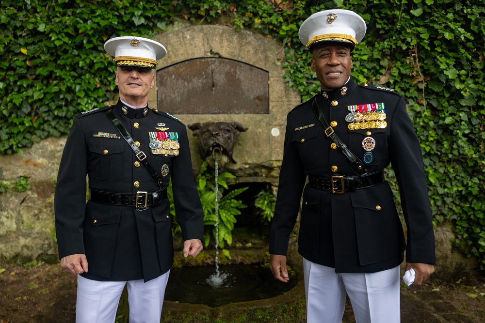 Assistant Commandant of the Marine Corps participates in the annual Belleau Wood Memorial Ceremony