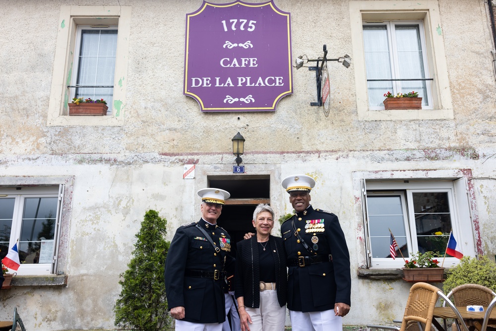 Assistant Commandant of the Marine Corps participates in the annual Belleau Wood Memorial Ceremony