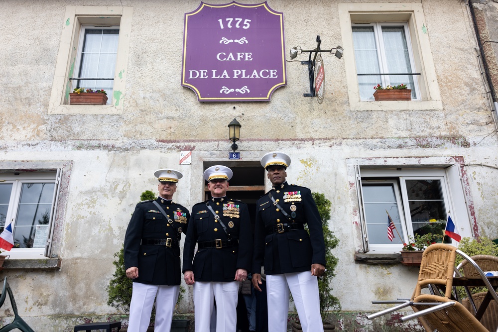 Assistant Commandant of the Marine Corps participates in the annual Belleau Wood Memorial Ceremony