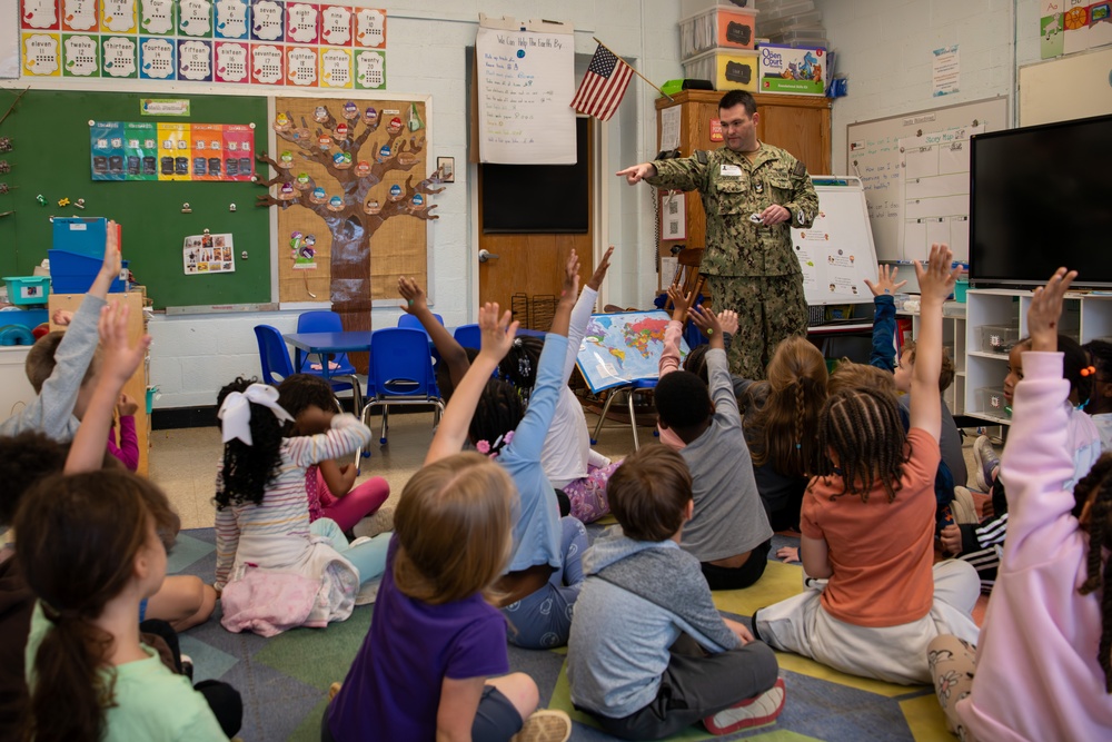 Sailor Participates in Career Day