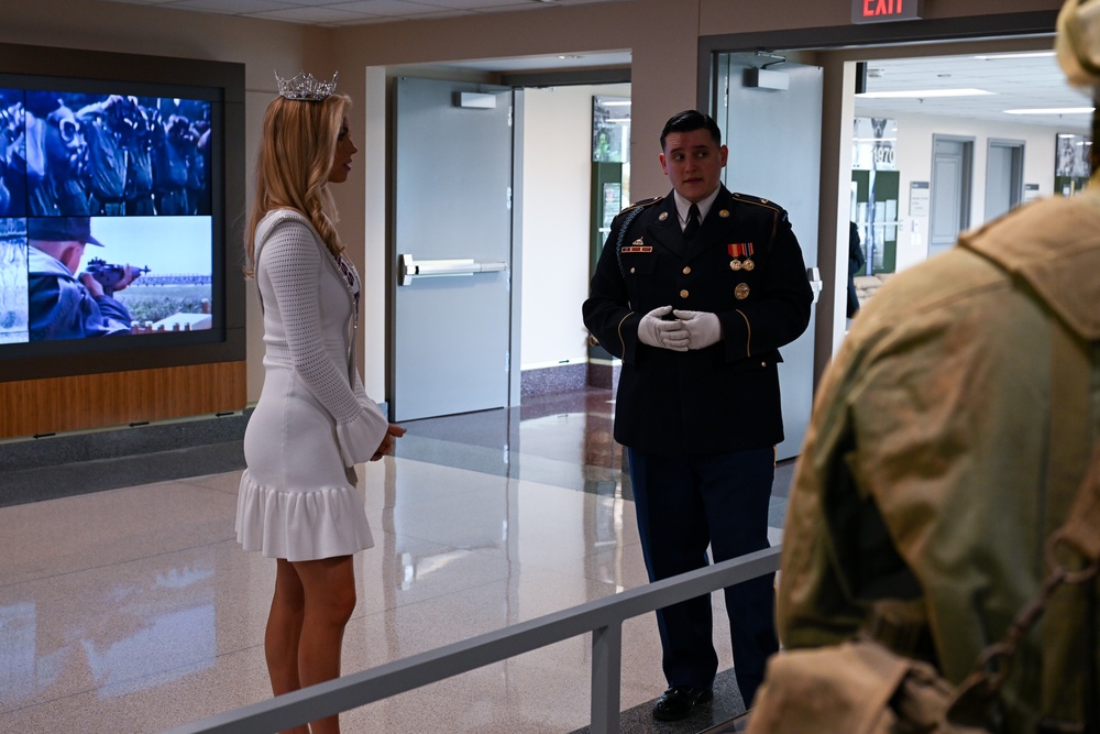 Miss America Tours Pentagon