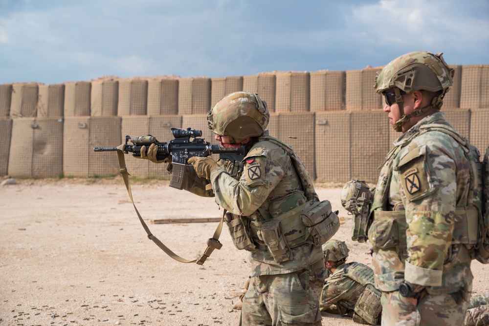 Coalition Forces Conduct Reflex Fire Range Operations