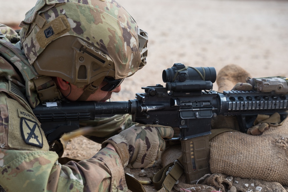 Coalition Forces Conduct Reflex Fire Range Operations