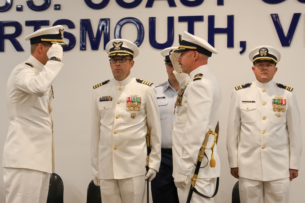 Coast Guard Cutter Vigorous holds change-of-command ceremony