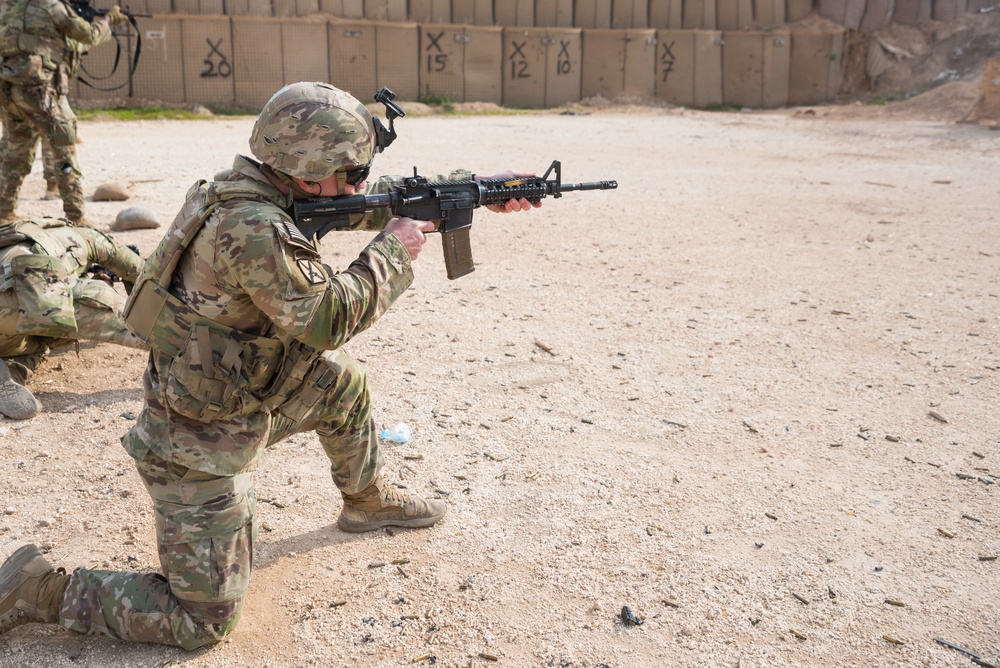 Coalition Forces Conduct Reflex Fire Range Operations