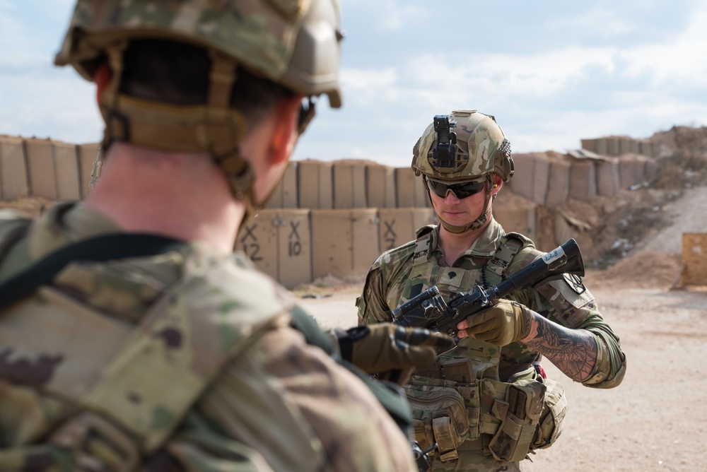 Coalition Forces Conduct Reflex Fire Range Operations