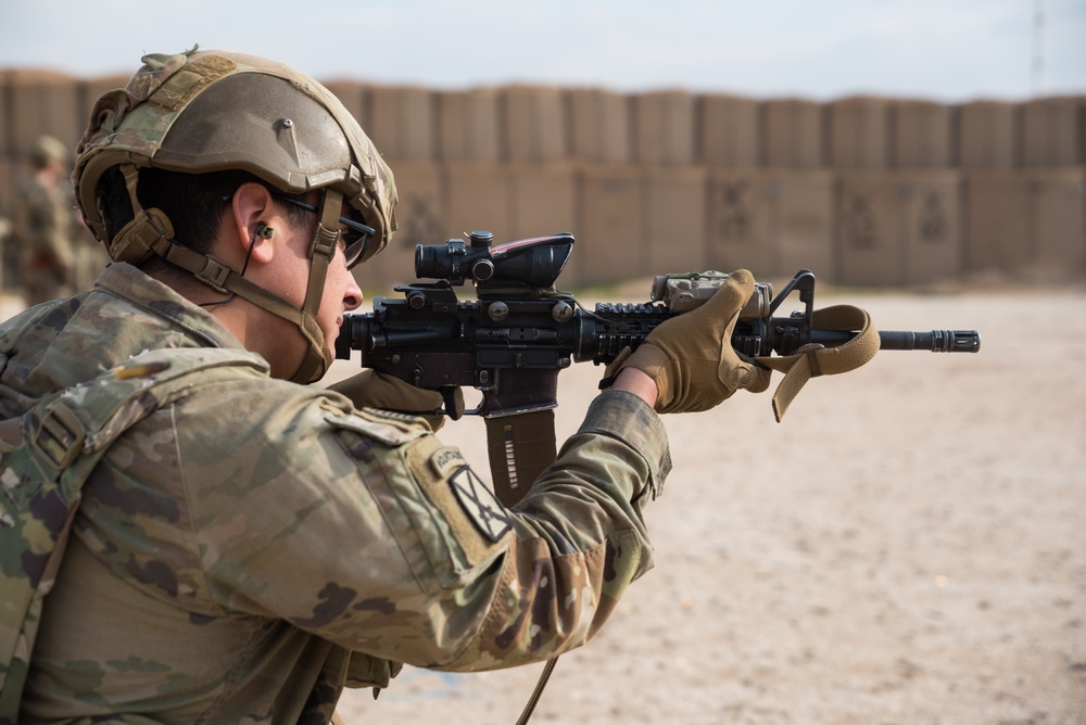 Coalition Forces Conduct Reflex Fire Range Operations