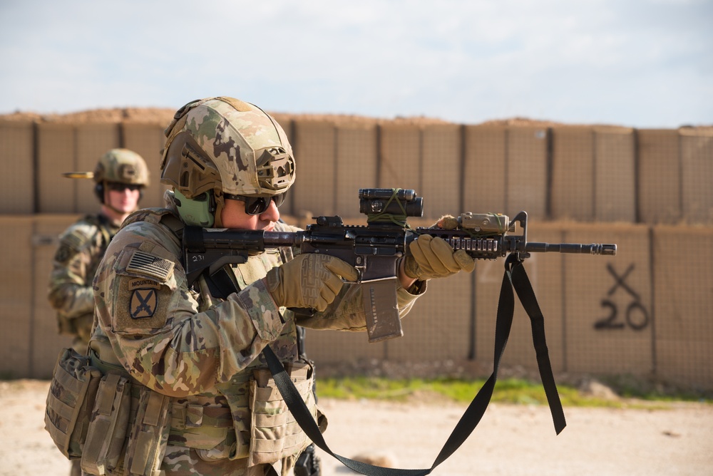 Coalition Forces Conduct Reflex Fire Range Operations