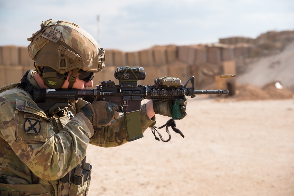 Coalition Forces Conduct Reflex Fire Range Operations