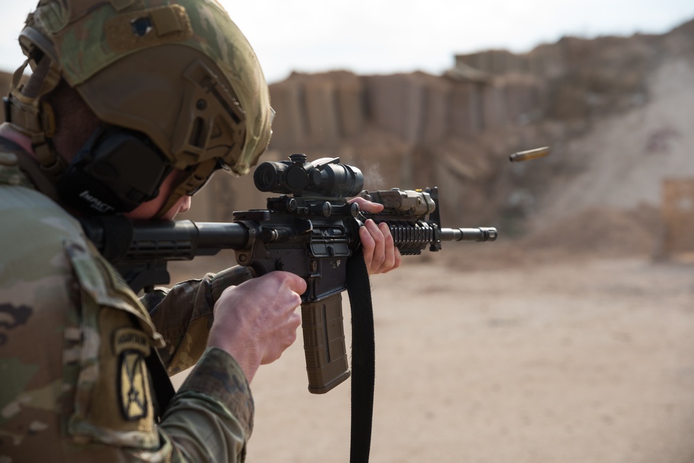 Coalition Forces Conduct Reflex Fire Range Operations