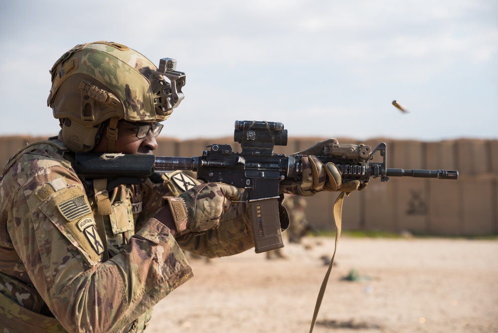 Coalition Forces Conduct Reflex Fire Range Operations