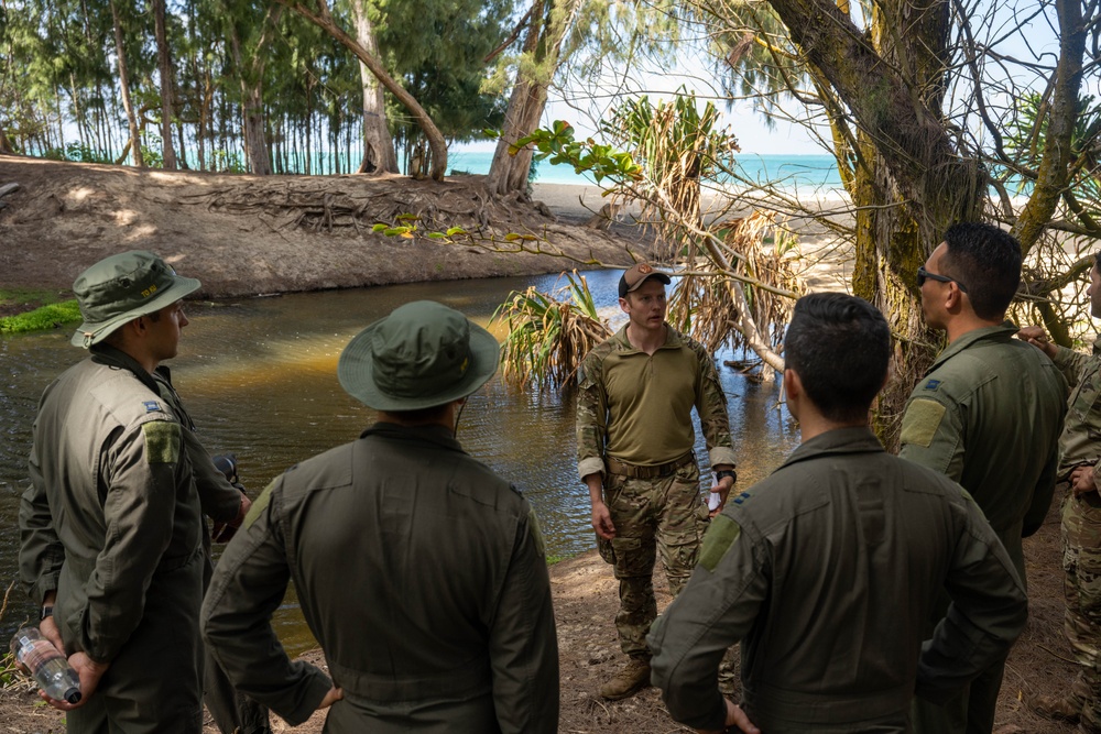 Combat survival training for Hawaiian Raptors
