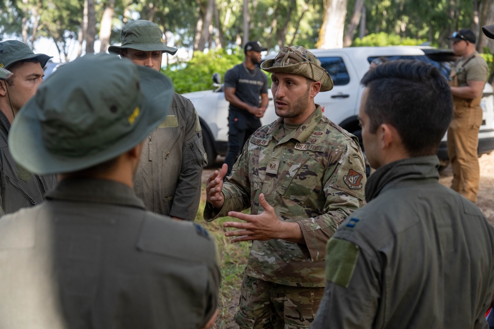 Combat survival training for Hawaiian Raptors