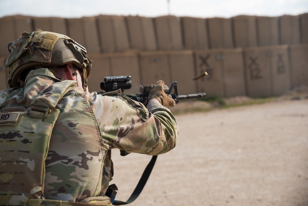 Coalition Forces Conduct Reflex Fire Range Operations