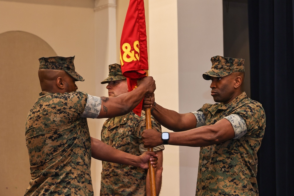 H&amp;S Co. Change of Command