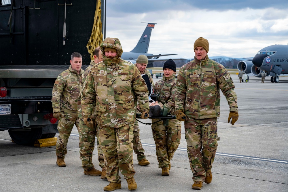 134th CCAT Team conducts patient transfer training