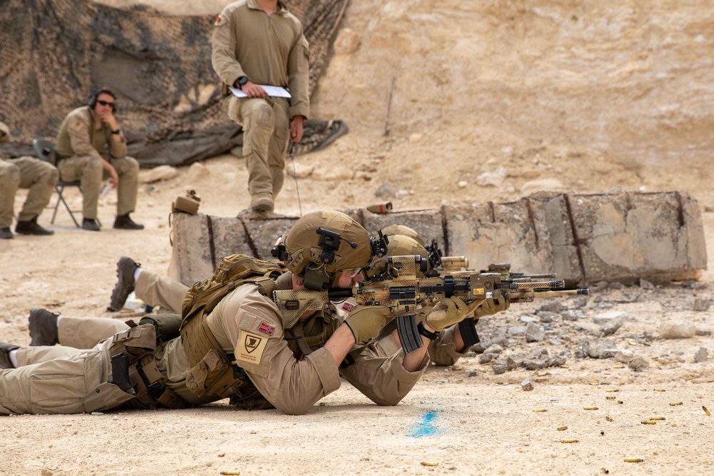Coalition Forces Conduct Rifle Drills