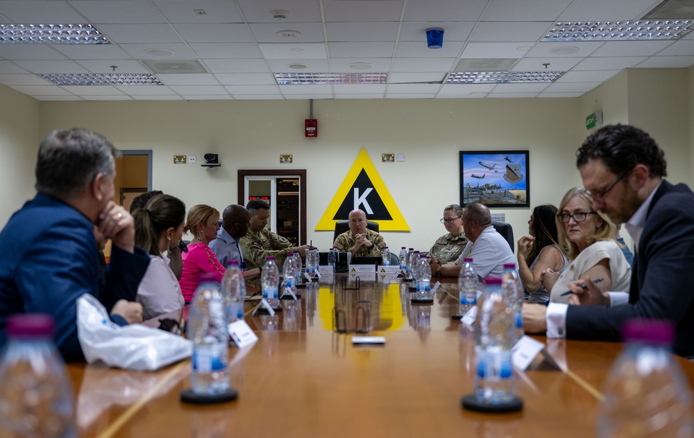 U.S. Mayors engage with Airmen abroad