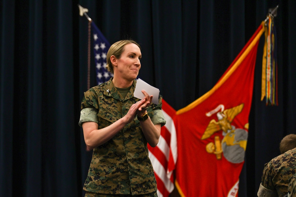 H&amp;S Co. Change of Command