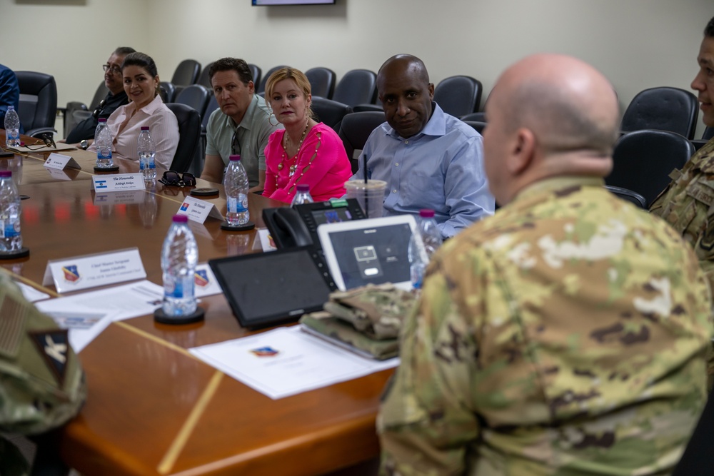 U.S. Mayors engage with Airmen abroad