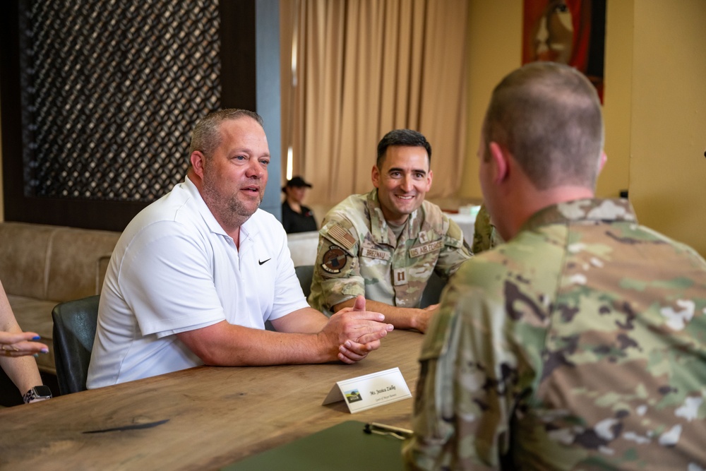 U.S. Mayors engage with Airmen abroad